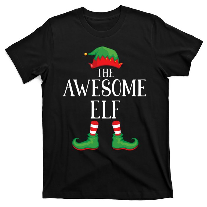 Awesome Elf Matching Group Xmas Funny Family Christmas T-Shirt