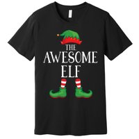 Awesome Elf Matching Group Xmas Funny Family Christmas Premium T-Shirt