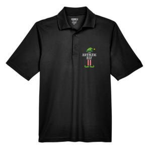 Artistic Elf Matching Family Group Christmas Party Art Elf Men's Origin Performance Pique Polo