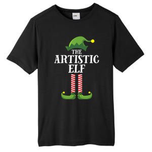 Artistic Elf Matching Family Group Christmas Party Art Elf Tall Fusion ChromaSoft Performance T-Shirt