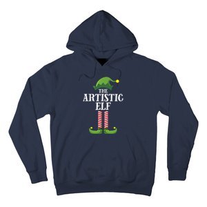 Artistic Elf Matching Family Group Christmas Party Art Elf Hoodie