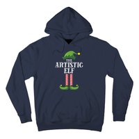 Artistic Elf Matching Family Group Christmas Party Art Elf Hoodie