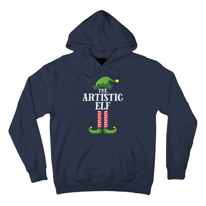 Artistic Elf Matching Family Group Christmas Party Art Elf Hoodie