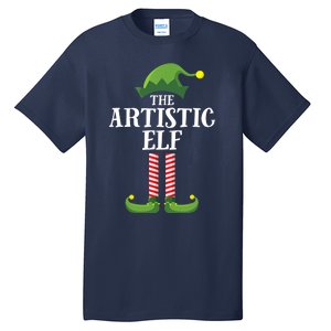 Artistic Elf Matching Family Group Christmas Party Art Elf Tall T-Shirt