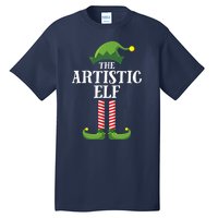 Artistic Elf Matching Family Group Christmas Party Art Elf Tall T-Shirt