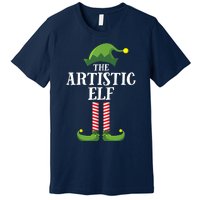 Artistic Elf Matching Family Group Christmas Party Art Elf Premium T-Shirt