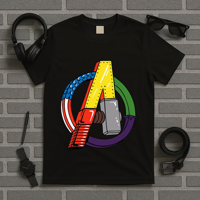 Amazon Essentials Multi Hero T-Shirt