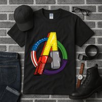 Amazon Essentials Multi Hero Tall T-Shirt