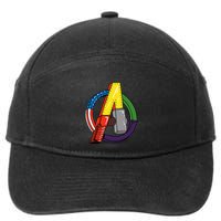 Amazon Essentials Multi Hero 7-Panel Snapback Hat