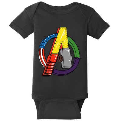 Amazon Essentials Multi Hero Baby Bodysuit