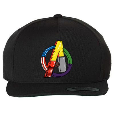 Amazon Essentials Multi Hero Wool Snapback Cap