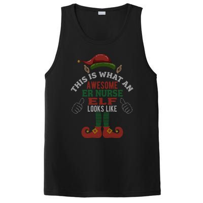 Awesome Er Nurse Elf Christmas Style Gift PosiCharge Competitor Tank