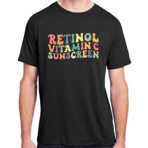 Aesthetic Esthetician Nurse Retinol Vitamin C And Sunscreen Adult ChromaSoft Performance T-Shirt