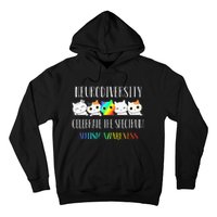 Autism Embrace Neurodiversity Celebrate The Spectrum Cat Hoodie