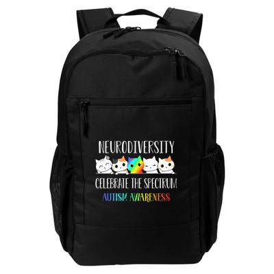 Autism Embrace Neurodiversity Celebrate The Spectrum Cat Backpack