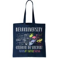 Autism Embrace Neurodiversity Celebrate The Spectrum Brain Tote Bag