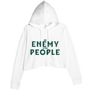 An Enemy Of The People Crop Fleece Hoodie