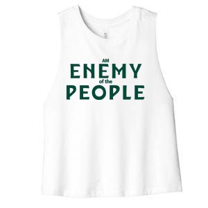 An Enemy Of The People Women's Racerback Cropped Tank