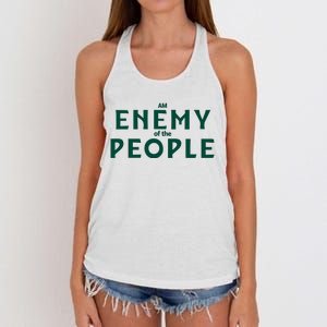 An Enemy Of The People Women's Knotted Racerback Tank