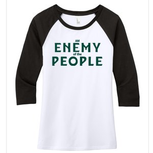 An Enemy Of The People Women's Tri-Blend 3/4-Sleeve Raglan Shirt