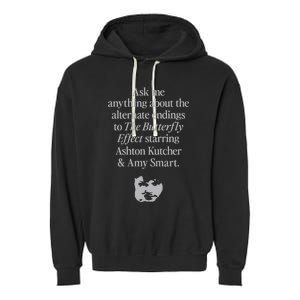 Alternate Endings Of The Butterfly Effect Explained Garment-Dyed Fleece Hoodie