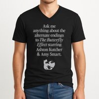 Alternate Endings Of The Butterfly Effect Explained V-Neck T-Shirt