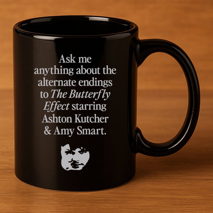 Alternate Endings Of The Butterfly Effect Explained 11oz C Handle Ceramic Mug