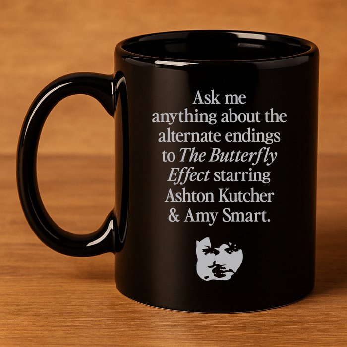 Alternate Endings Of The Butterfly Effect Explained 11oz C Handle Ceramic Mug