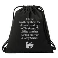Alternate Endings Of The Butterfly Effect Explained Drawstring Bag