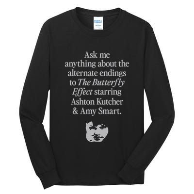 Alternate Endings Of The Butterfly Effect Explained Tall Long Sleeve T-Shirt