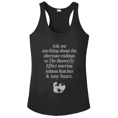 Alternate Endings Of The Butterfly Effect Explained Ladies PosiCharge Competitor Racerback Tank