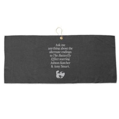 Alternate Endings Of The Butterfly Effect Explained Large Microfiber Waffle Golf Towel