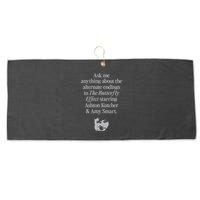 Alternate Endings Of The Butterfly Effect Explained Large Microfiber Waffle Golf Towel