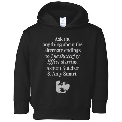 Alternate Endings Of The Butterfly Effect Explained Toddler Hoodie