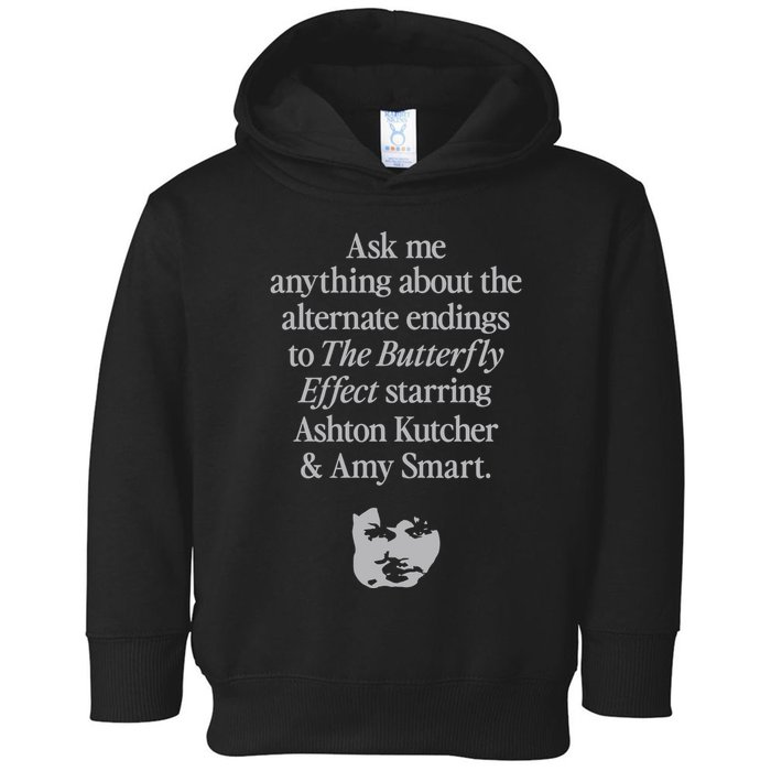 Alternate Endings Of The Butterfly Effect Explained Toddler Hoodie
