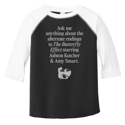 Alternate Endings Of The Butterfly Effect Explained Toddler Fine Jersey T-Shirt