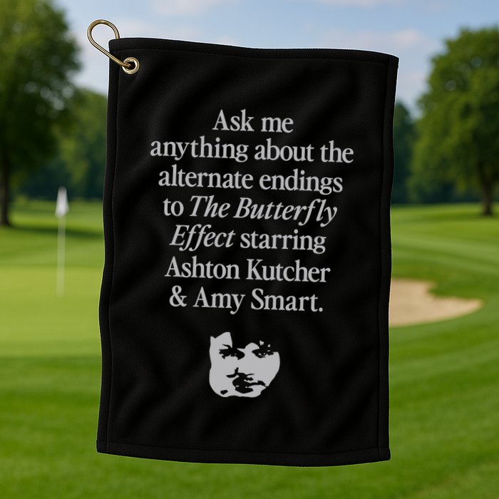 Alternate Endings Of The Butterfly Effect Explained Golf Towel