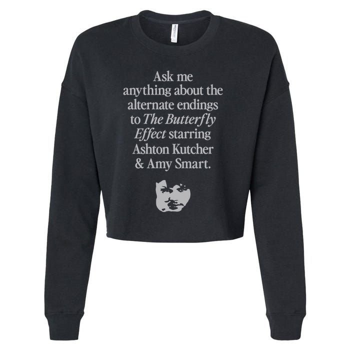 Alternate Endings Of The Butterfly Effect Explained Cropped Pullover Crew