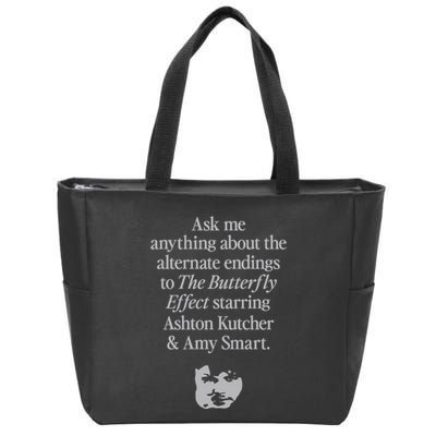 Alternate Endings Of The Butterfly Effect Explained Zip Tote Bag