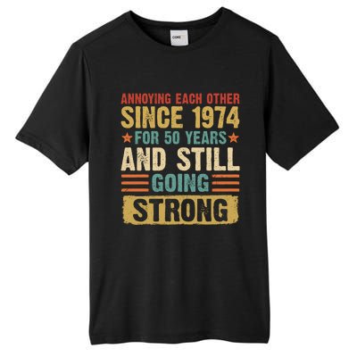 Annoying Each Other Since 1974 For 50 Years Tall Fusion ChromaSoft Performance T-Shirt