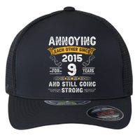 Annoying Each Other Since 2015 9 Years Wedding Anniversary Flexfit Unipanel Trucker Cap