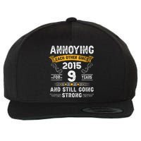 Annoying Each Other Since 2015 9 Years Wedding Anniversary Wool Snapback Cap