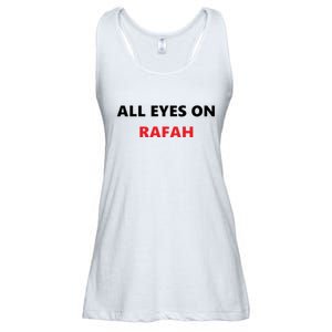 All Eyes On Rafah Gaza Palestine Ladies Essential Flowy Tank