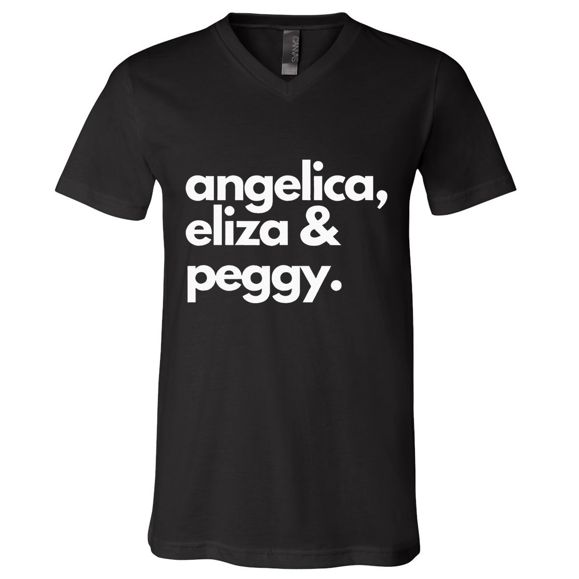 Angelica Eliza & Peggy Historic Hamilton V-Neck T-Shirt