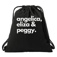 Angelica Eliza & Peggy Historic Hamilton Drawstring Bag