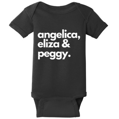 Angelica Eliza & Peggy Historic Hamilton Baby Bodysuit