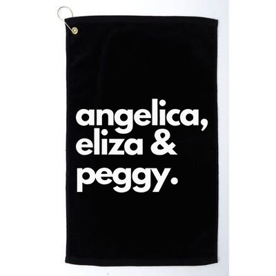 Angelica Eliza & Peggy Historic Hamilton Golf Towel