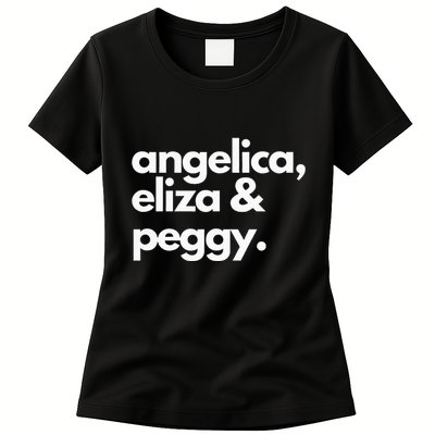 Angelica Eliza & Peggy Historic Hamilton Womens T-Shirt