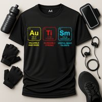 Autism Elements Periodic Table Awareness ASD Cooling Performance Crew T-Shirt