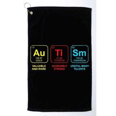 Autism Elements Periodic Table Awareness ASD Golf Towel